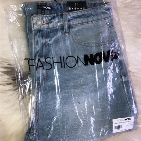 HIGH RISE SPILIT JEANS - Picture 2 of 2